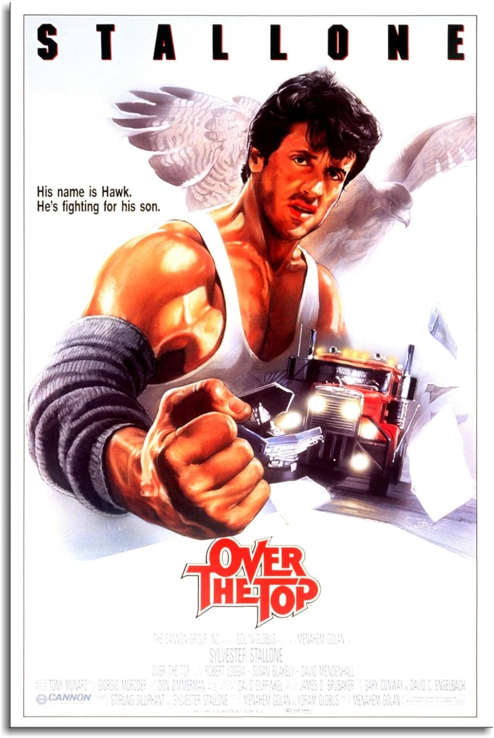Home Cinema Decor - Poster Film Over The Top Cetakan