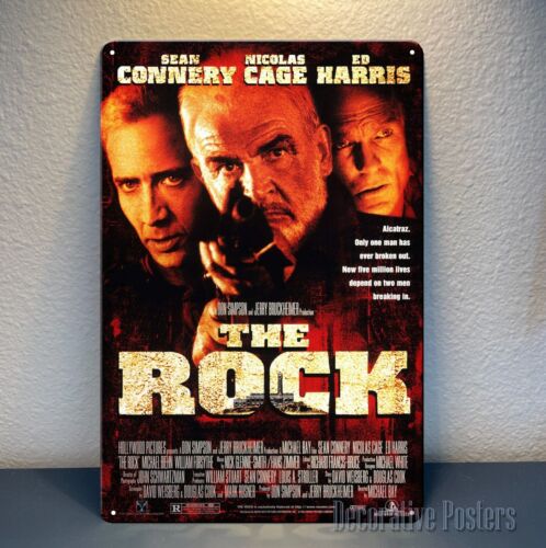 Home Cinema Decor - Y1, Poster Logam Film The Rock,