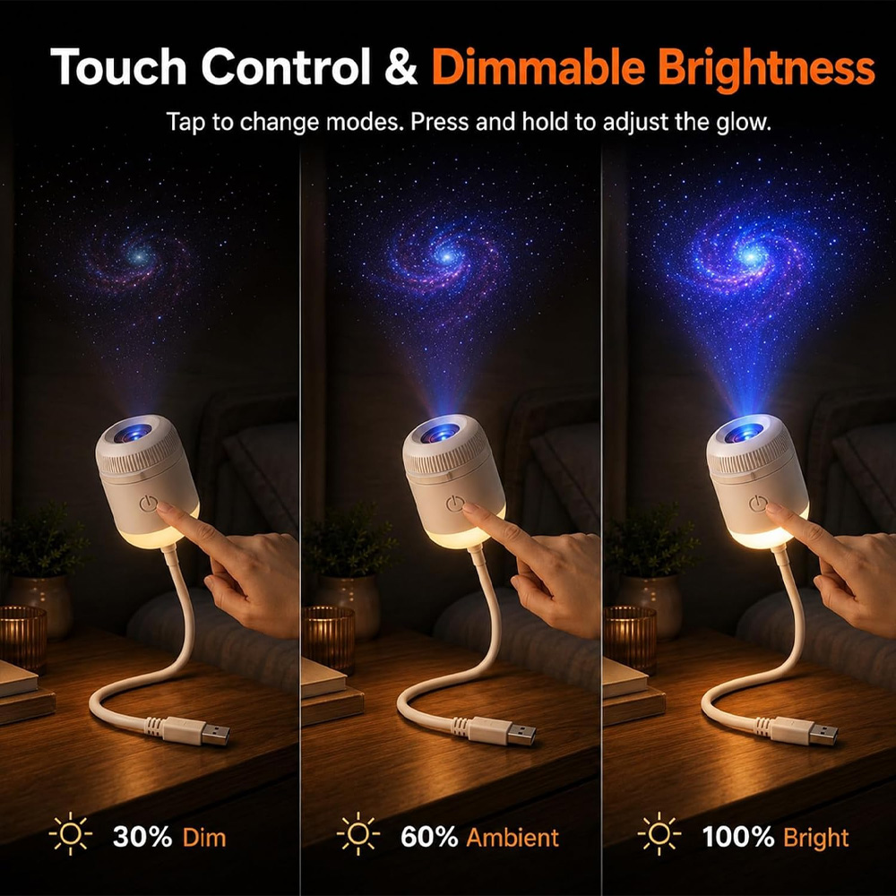 Home Cinema Led Projector - Proyektor Langit Berbintang Galaksi 24 Slide