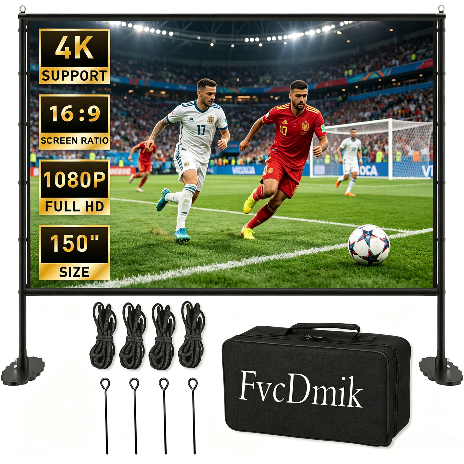 Home Cinema Events - Layar Proyektor 150 inci dengan Dudukan