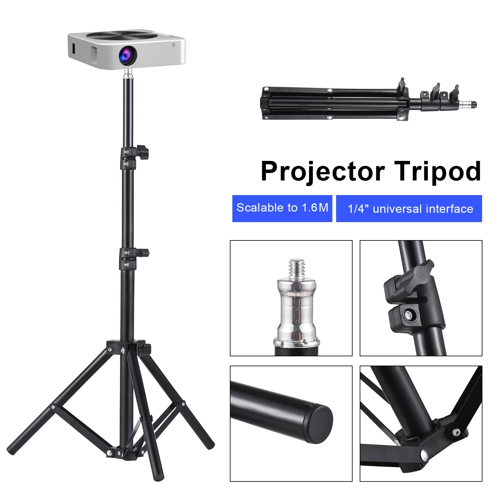 Projector Tripod Stand - Dudukan Tripod Proyektor Universal, Braket Proyektor