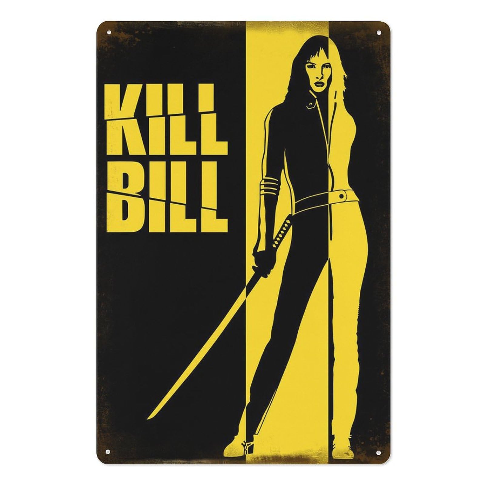 Home Cinema Decor - Poster Logam Kill Bill Movies, Lukisan