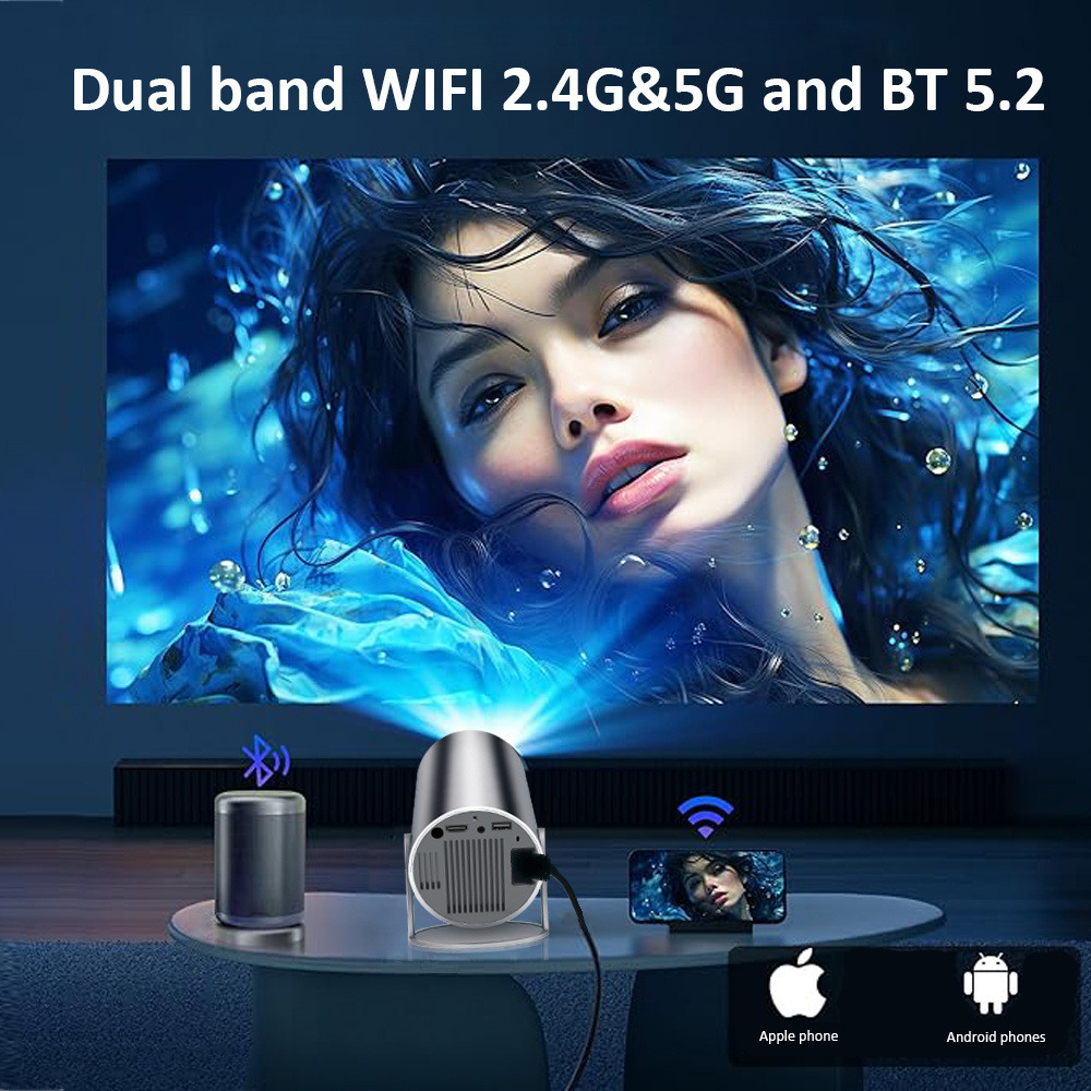 Proyektor DITONG HY300 Plus HD - Home Cinema Led Projector ulasan dan harga