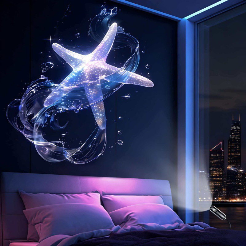 Lampu Proyektor Halloween USB, - Home Cinema Led Projector ulasan dan harga