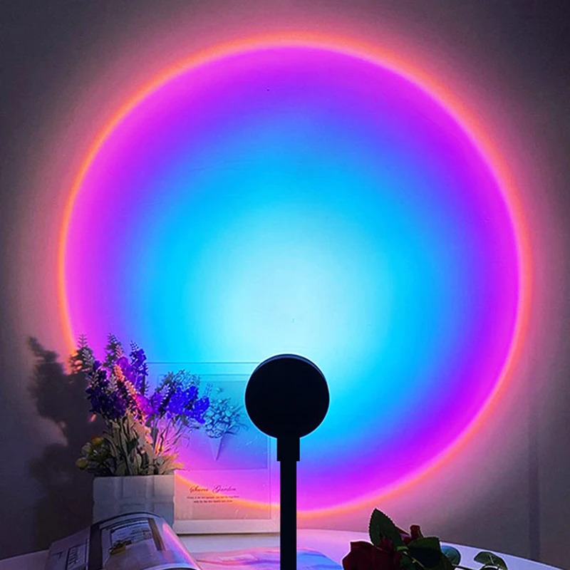 1-4 Buah Lampu Matahari Terben - Home Cinema Led Projector ulasan dan harga