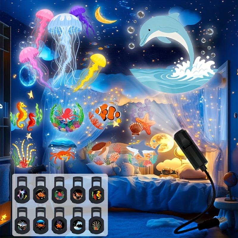 Panas! Lampu Proyektor USB LED - Home Cinema Led Projector ulasan dan harga