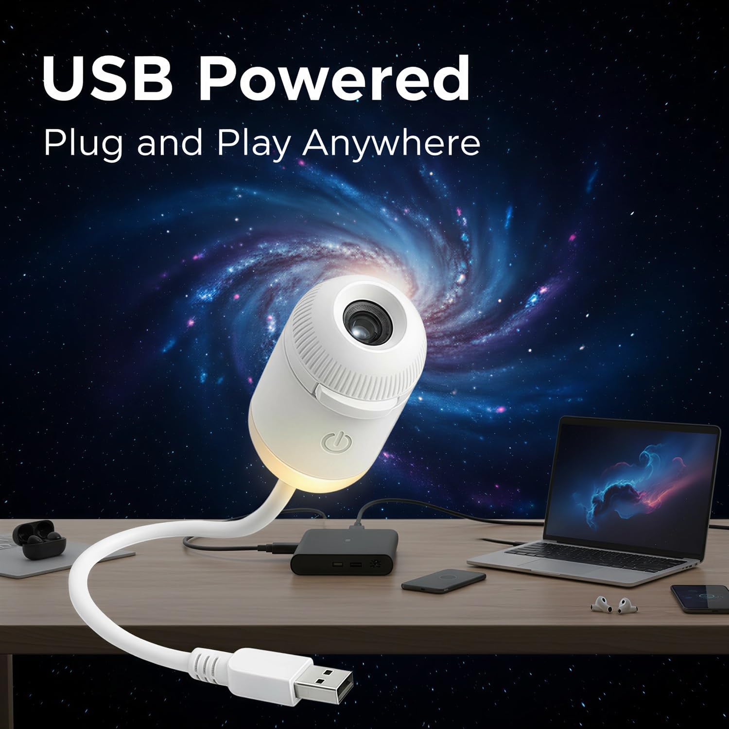Lampu Malam Proyektor Galaksi, - Home Cinema Led Projector ulasan dan harga