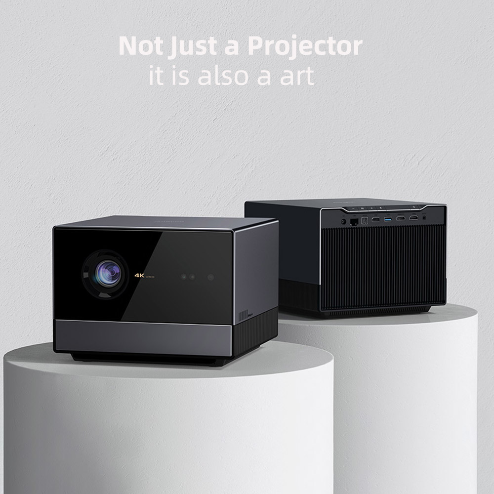 Proyektor F6 4K Max 8K 4 LED S - Home Cinema Led Projector ulasan dan harga