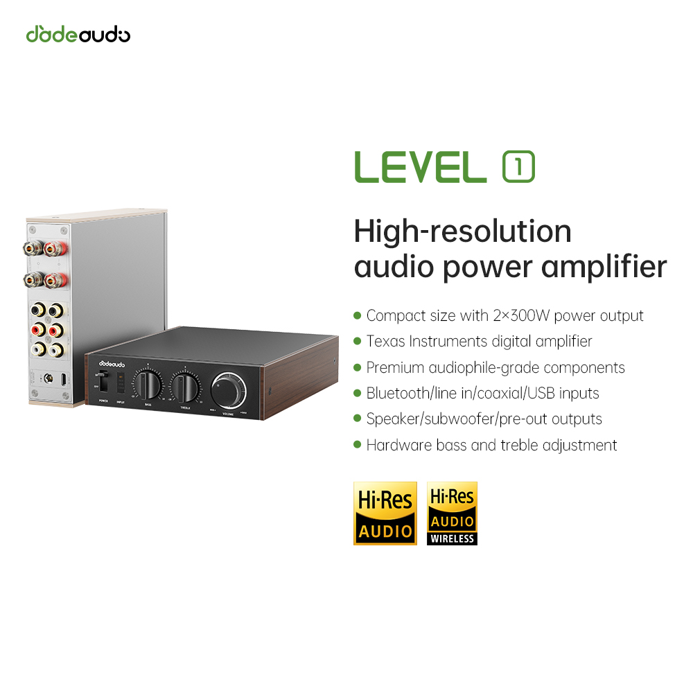 JadeAudio Level 1 Desktop HiFi - Home Cinema Sound System ulasan dan harga